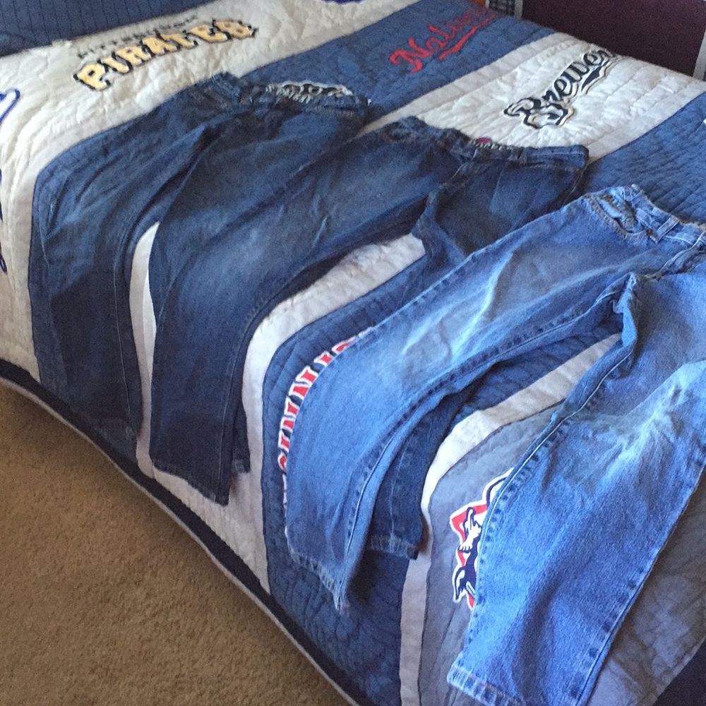 3 pairs of boys jeans